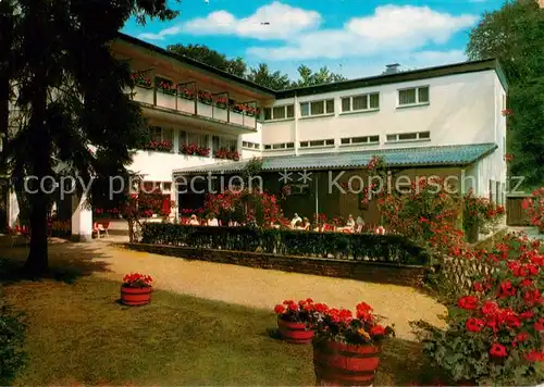 AK / Ansichtskarte 73803634 Bad_Homburg Hardtwald Hotel Restaurant Terrasse Bad_Homburg