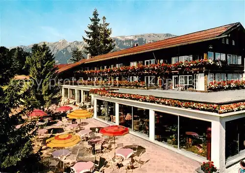 AK / Ansichtskarte 73803674 Sonthofen__Oberallgaeu Kur und Sporthotel Allgaeuer Berghof 