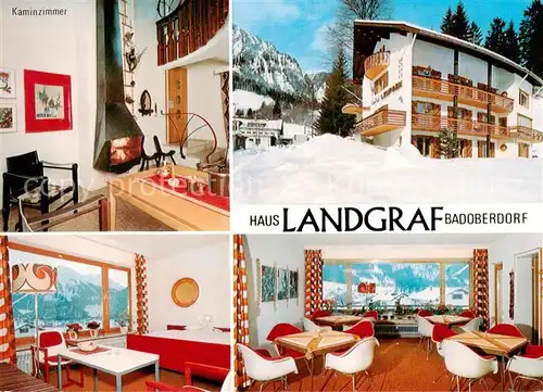 AK / Ansichtskarte 73803685 Bad_Oberdorf Haus Landgraf Gast und Aufenthaltsraum Bad_Oberdorf