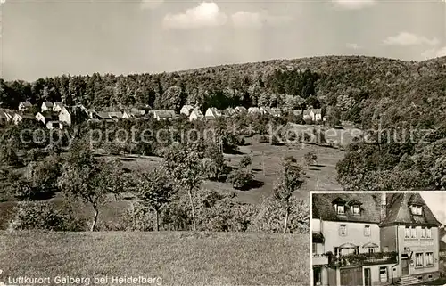 AK / Ansichtskarte 73804045 Gaiberg Panorama Wirtschaft und Metzgerei Zur Rose Gaiberg