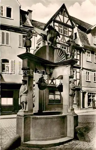 AK / Ansichtskarte 73804058 Wertheim_Main Der Engelsbrunnen Wertheim Main