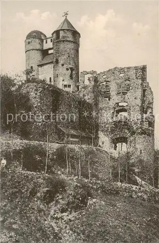 AK / Ansichtskarte 73804088 Burg_Greifenstein_Westerwald Burgruine Burg_Greifenstein