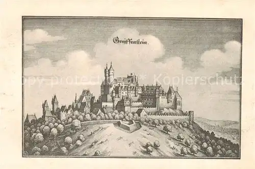 AK / Ansichtskarte 73804089 Burg_Greifenstein_Westerwald Ansicht Burg_Greifenstein