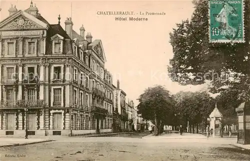 AK / Ansichtskarte Chatellerault La Promenade Hotel Moderne Chatellerault