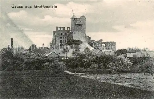 AK / Ansichtskarte 73804266 Greifenstein_Burgruine Ansicht Greifenstein_Burgruine