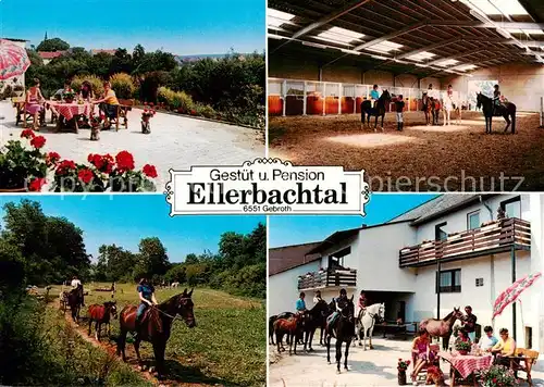 AK / Ansichtskarte 73804353 Gebroth Gestuet und Pension Ellerbachtal Reithalle Ausritte Gebroth