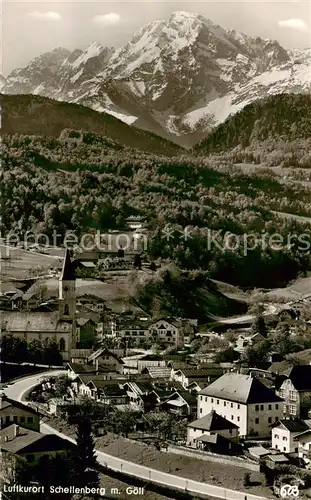 AK / Ansichtskarte 73804885 Schellenberg_Marktschellenberg Fliegeraufnahme mit Goell Schellenberg