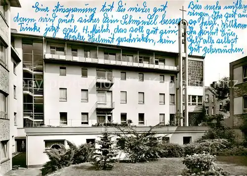 AK / Ansichtskarte 73805044 Forchheim_Breisgau Krankenhaus Forchheim Breisgau