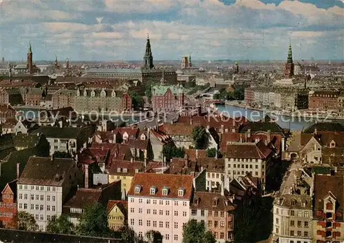 AK / Ansichtskarte 73805101 Copenhagen_Kobenhavn_DK Vue from Our Saviours Church 