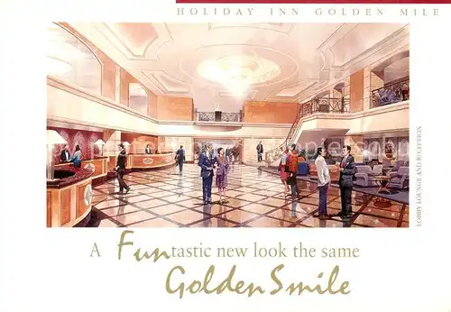 AK / Ansichtskarte 73805132 Hong_Kong Holiday Inn Golden Mile Illustration Hong_Kong