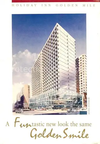 AK / Ansichtskarte 73805137 Hong_Kong Holiday Inn Golden Mile Illustration Hong_Kong