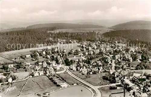 AK / Ansichtskarte 73805244 Hahnenklee-Bockswiese_Harz Fliegeraufnahme Hahnenklee-Bockswiese