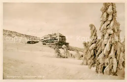 AK / Ansichtskarte 73805474 Riesengebirge_Boehmischer_Teil Hampelbaude 