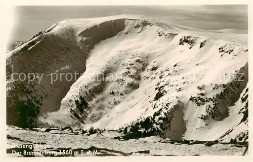 AK / Ansichtskarte 73805518 Riesengebirge_Boehmischer_Teil Der Brunnenberg 