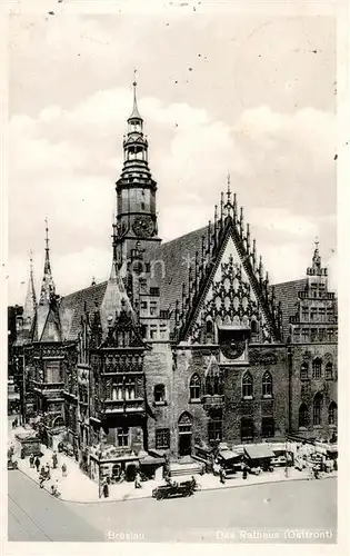 AK / Ansichtskarte 73805856 Breslau_Niederschlesien Rathaus Breslau_Niederschlesien