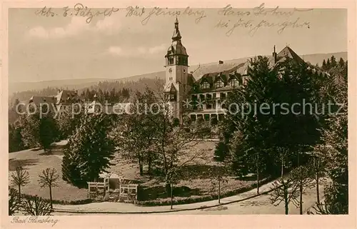 AK / Ansichtskarte 73805923 Bad_Flinsberg_Swieradow_Zdroj_PL Kurhaus Kurort im Isergebirge 