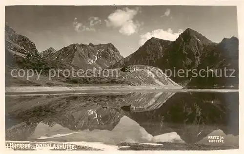 AK / Ansichtskarte 73806047 Luenersee_1969m_Vorarlberg_AT Douglashuette 