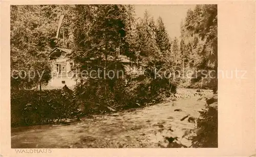 AK / Ansichtskarte 73806166 Breitachklamm_Oberstdorf Restaurant Waldhaus 