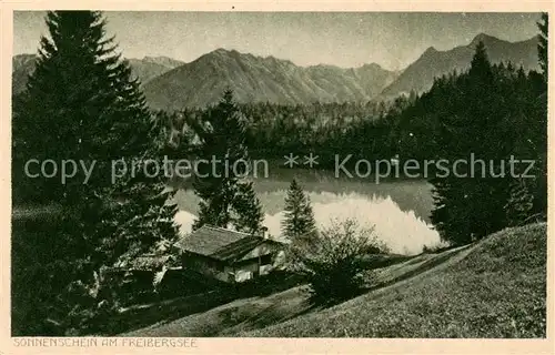 AK / Ansichtskarte 73806170 Freibergsee_Oberstdorf Panorama 