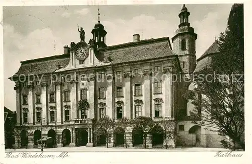 AK / Ansichtskarte 73806265 Bad_Windsheim Rathaus Bad_Windsheim