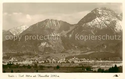 AK / Ansichtskarte 73806291 Reutte_Tirol Panorama mit Thaneller Reutte Tirol