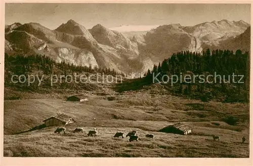 AK / Ansichtskarte 73806347 Gotzenalm_1740m_Berchtesgaden Panorama 