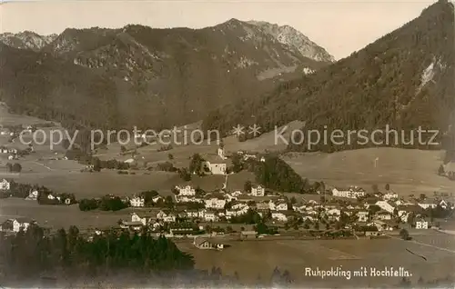 AK / Ansichtskarte 73806365 Ruhpolding Panorama mit Hochfelln Ruhpolding