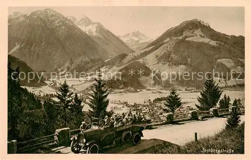 AK / Ansichtskarte 73806371 Oberstdorf Jochbergstrasse Hindelang Oberjoch mit Rotspitze Entschenkopf und Imbergerhorn Oberstdorf