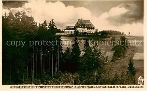 AK / Ansichtskarte 73806599 Altenberg__Osterzgebirge Berghof Raupennest 