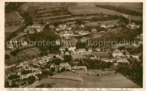 AK / Ansichtskarte 73806668 Gottleuba-Berggiesshuebel_Bad Heilstaette und Stadt Gottleuba-Berggiesshuebel