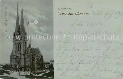 AK / Ansichtskarte 73806894 Chemnitz Markuskirche Chemnitz