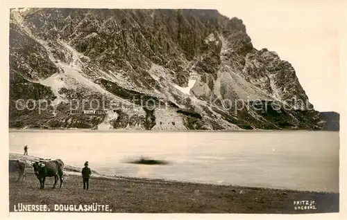 AK / Ansichtskarte 73806953 Luenersee_1969m_Vorarlberg_AT Douglashuette 