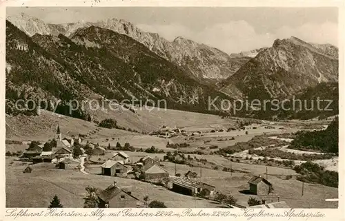 AK / Ansichtskarte 73807011 Hinterstein_Bad_Hindelang mit Gaishorn Rubihorn Kugelhorn und Alpelesspitze Hinterstein_Bad_Hindelang