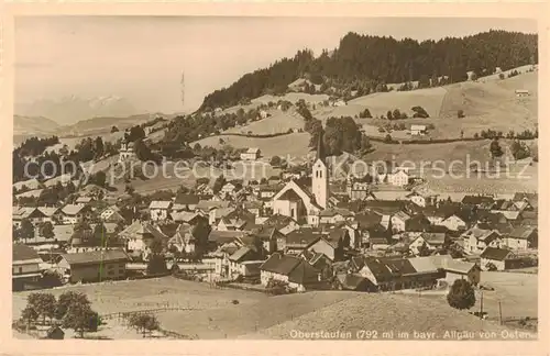 AK / Ansichtskarte 73807015 Oberstaufen Panorama Oberstaufen