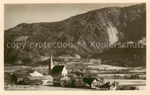 AK / Ansichtskarte 73807124 Jenbach_Tirol_AT Panorama mit Kirche 