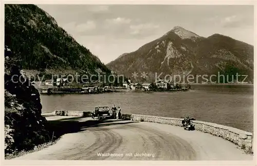 AK / Ansichtskarte 73807303 Walchensee mit Jochberg Walchensee