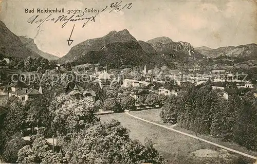 AK / Ansichtskarte 73807416 Bad_Reichenhall Panorama Blick gegen Sueden Bad_Reichenhall