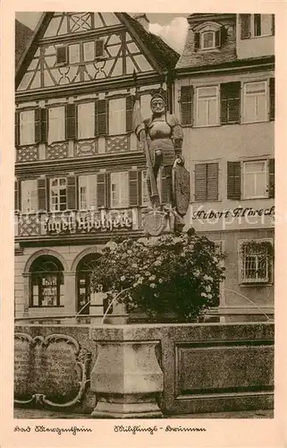 AK / Ansichtskarte 73807447 Bad_Mergentheim Milchlings Brunnen Engel Apotheke Bad_Mergentheim