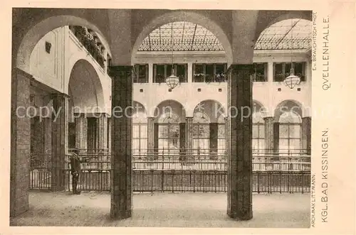 AK / Ansichtskarte 73807513 Bad_Kissingen Quellenhalle Bad_Kissingen