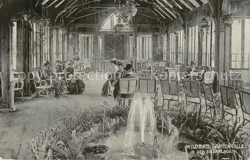 AK / Ansichtskarte 73807568 Wildbad_Schwarzwald Gartenhalle in den Enzanlagen Wildbad_Schwarzwald