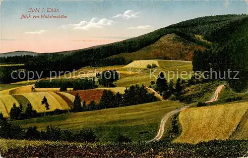 AK / Ansichtskarte 73807576 Suhl_Thueringer_Wald Blick von Wilhelmshoehe Suhl_Thueringer_Wald