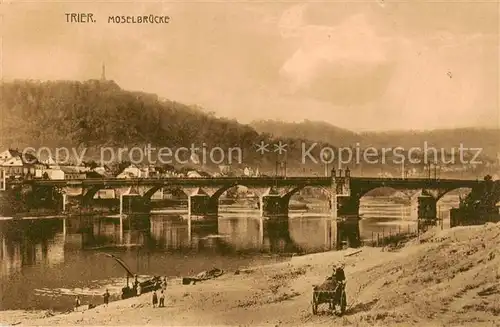 AK / Ansichtskarte 73807723 Trier Moselbruecke Trier