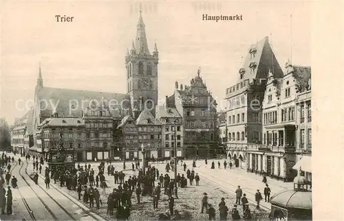 AK / Ansichtskarte 73807822 Trier Hauptmarkt Trier