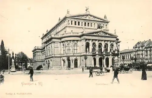 AK / Ansichtskarte 73807974 Frankfurt_Main Opernhaus Frankfurt Main