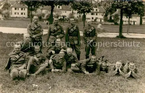 AK / Ansichtskarte 73808004 Militaria_Schweiz Soldaten foto Militaria Schweiz