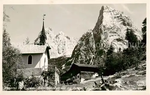 AK / Ansichtskarte 73808014 Hinterbaerenbad_Kaisertal_Tirol_AT mit Kl Halt und Totenkirchl 