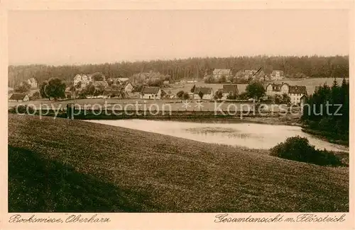 AK / Ansichtskarte 73808180 Bockswiese-Hahnenklee_Harz Panorama mit Floessteich Bockswiese-Hahnenklee