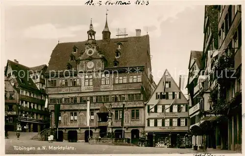 AK / Ansichtskarte 73808219 Tuebingen Marktplatz Tuebingen