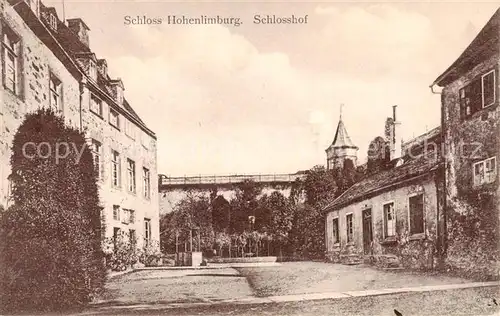 AK / Ansichtskarte 73808331 Hohenlimburg Schlosshof Hohenlimburg