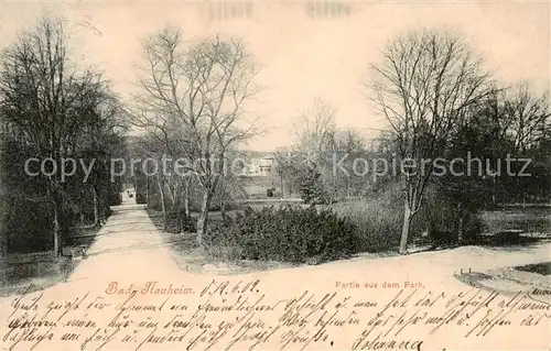 AK / Ansichtskarte 73808427 Bad_Nauheim Partie aus dem Park Bad_Nauheim